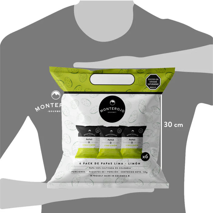 6-Pack Papalinas Monterojo Lima Limón