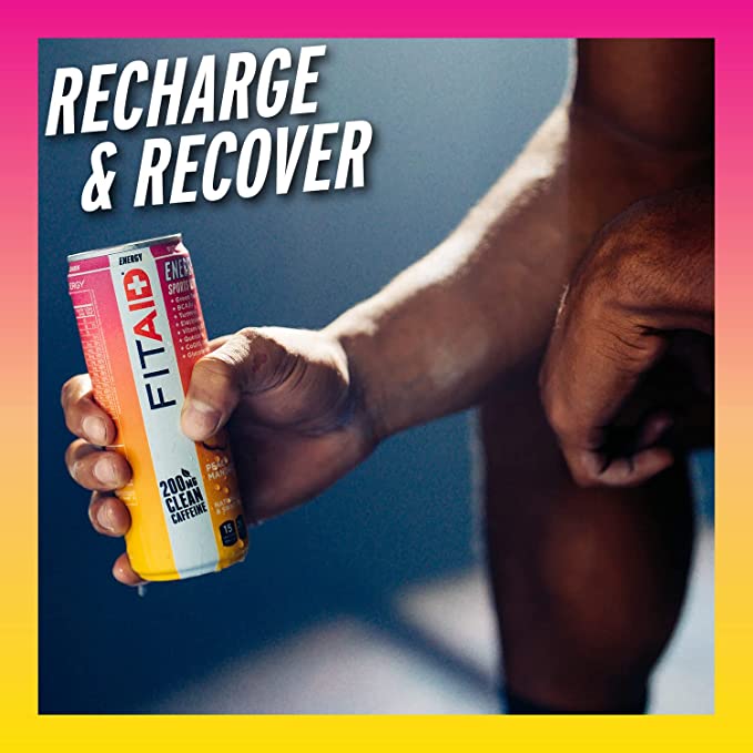 FITAID ENERGY® Sabor Peach Mandarin - Bebida Energética y de Recuperación Deportiva