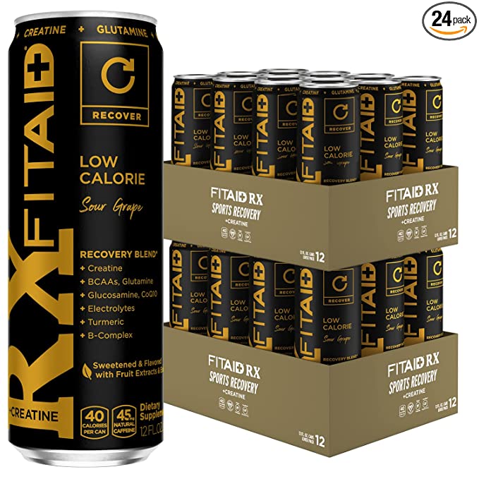 FITAID RX® Creatina + Recovery - Bebida de Recuperación Deportiva con Creatina