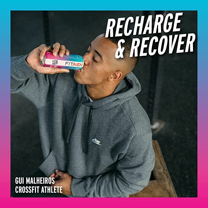 FITAID ENERGY® Sabor Raspberry Hibiscus - Bebida Energética y Recuperación Deportiva