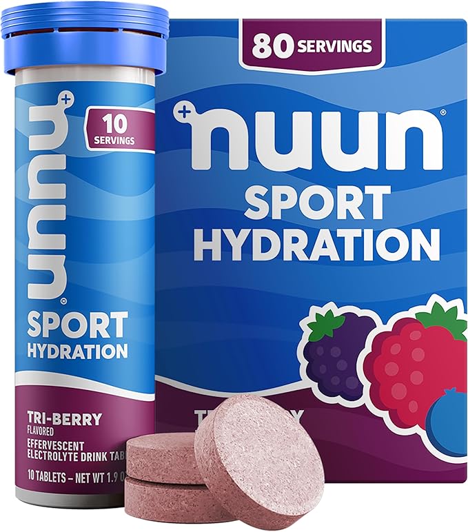 Nuun Sport – Tabletas de Hidratacion con Electrolitos - Sabor Tri Berry