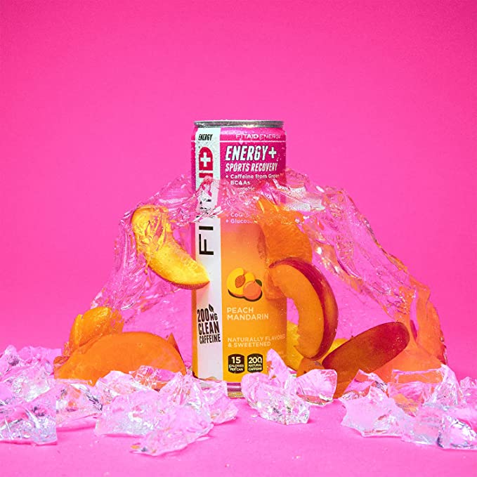 FITAID ENERGY® Sabor Peach Mandarin - Bebida Energética y de Recuperación Deportiva