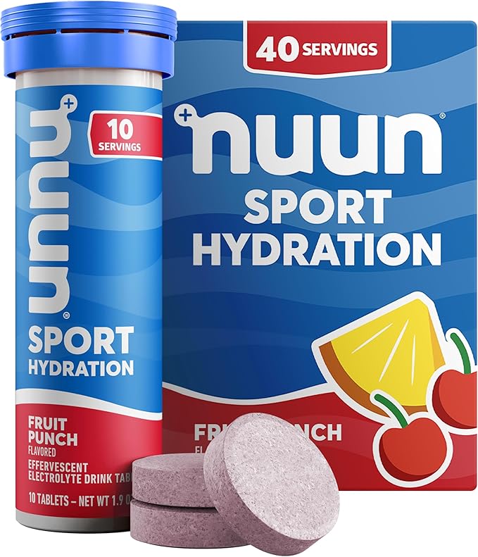 Nuun Sport – Tabletas de Hidratacion con Electrolitos - Sabor Ponche de Frutas