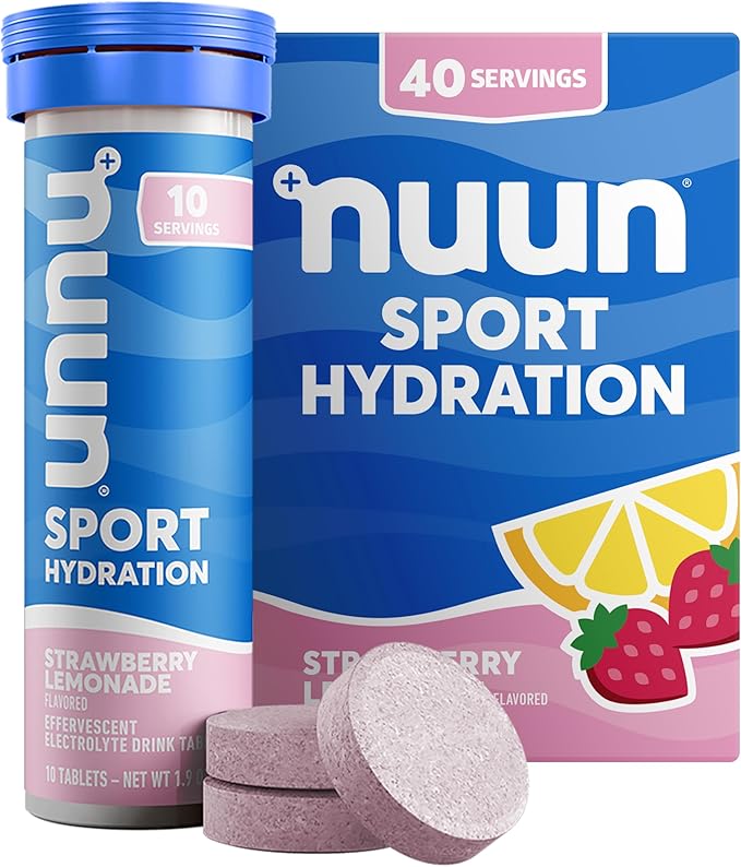 Nuun Sport – Tabletas de Hidratacion con Electrolitos - Sabor Strawberry Lemonade