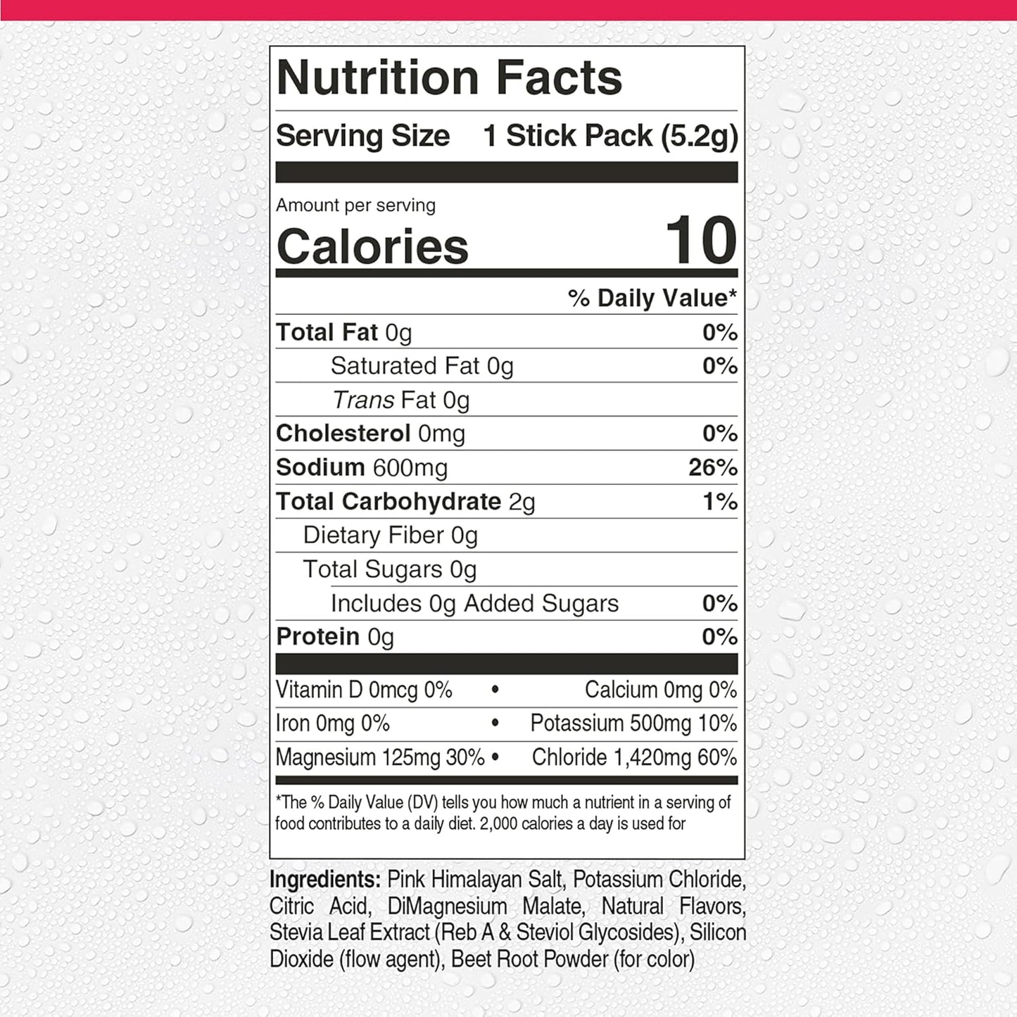 FITAID Hydrate - Mix de Electrolitos Sabor Pink Himalayan Lemonade - Caja de 14 Sobres