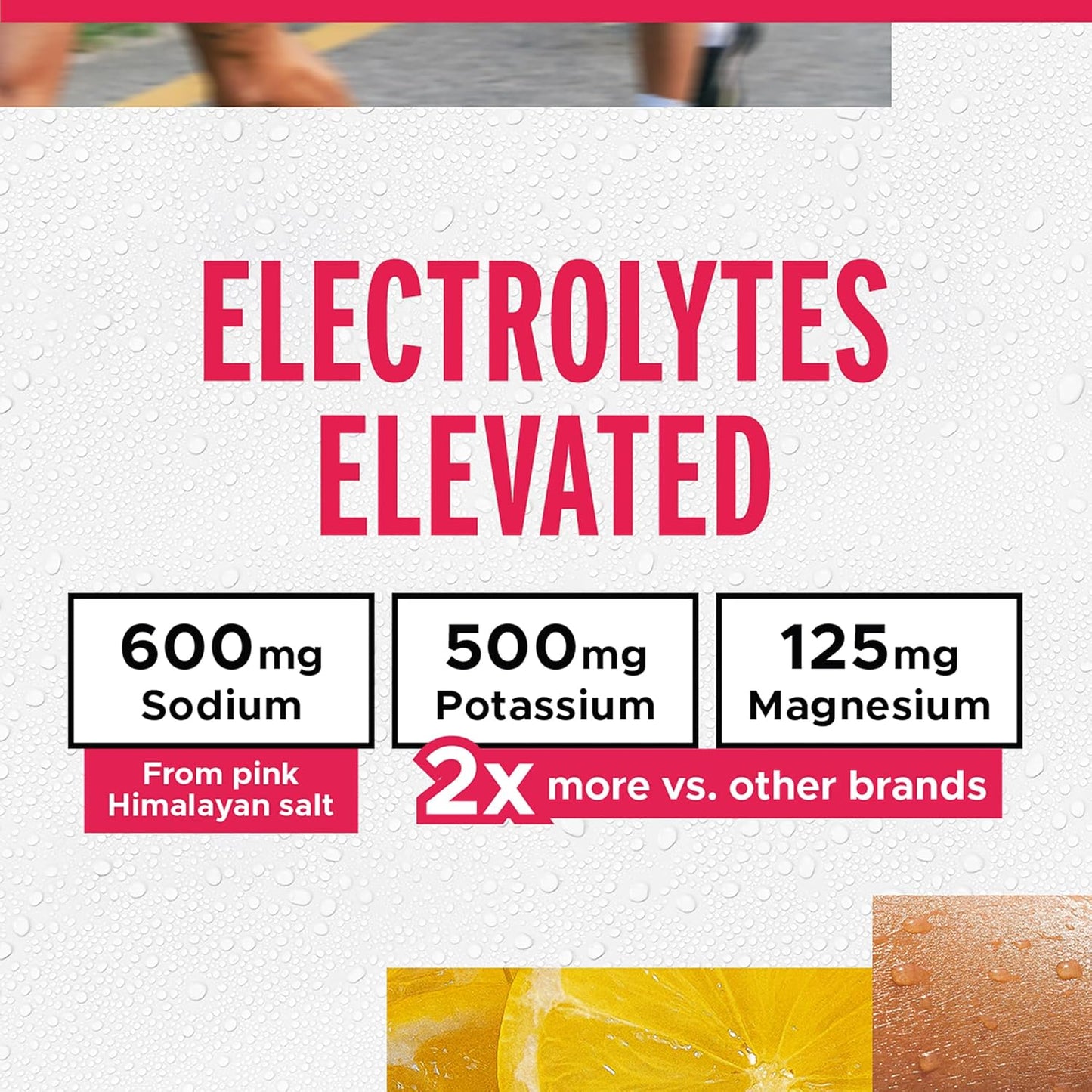 FITAID Hydrate - Mix de Electrolitos Sabor Pink Himalayan Lemonade - Caja de 14 Sobres