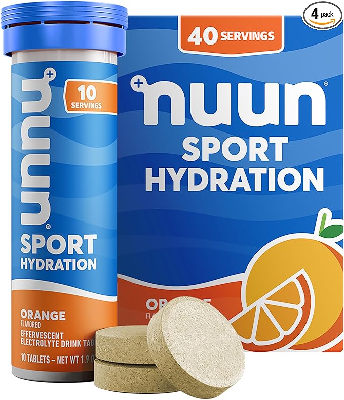 Nuun Sport – Tabletas de Hidratacion con Electrolitos - Sabor Naranja