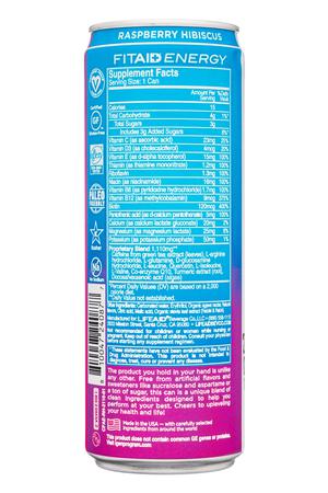 FITAID ENERGY® Sabor Raspberry Hibiscus - Bebida Energética y Recuperación Deportiva