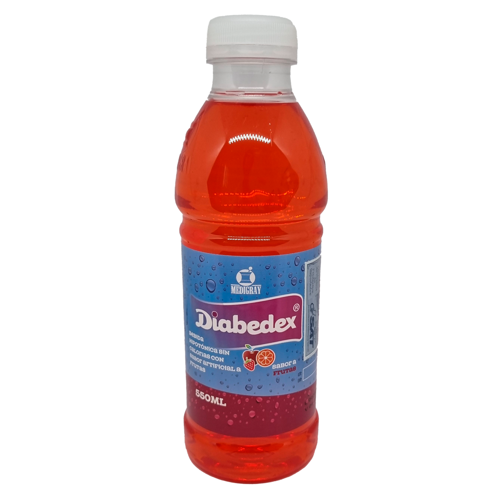Suero Hidratante Diabedex Sabor Frutas - 550 ml