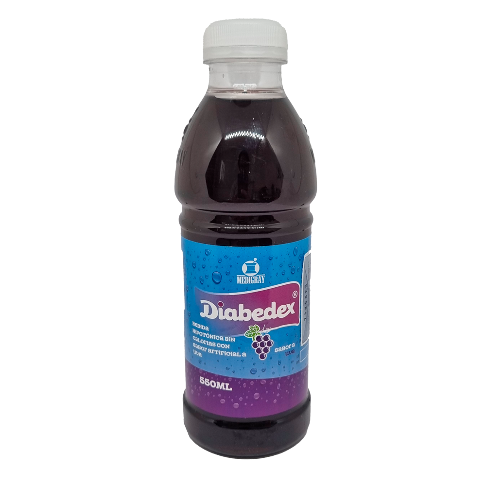 Suero Hidratante Diabedex Sabor Uva - 550 ml