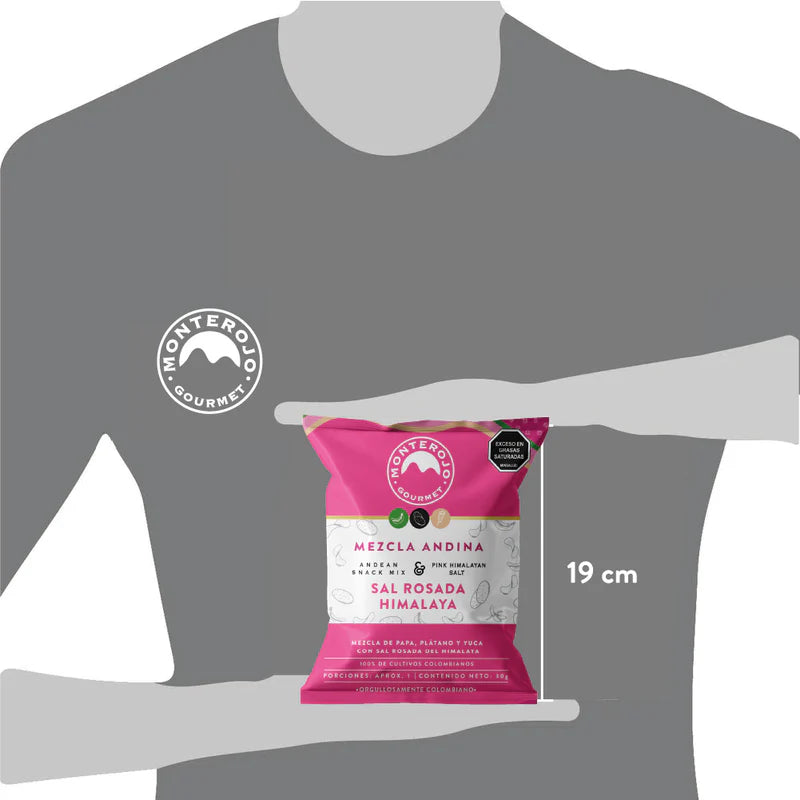 6-Pack Mezcla Andina Monterojo Sal Rosada del Himalaya