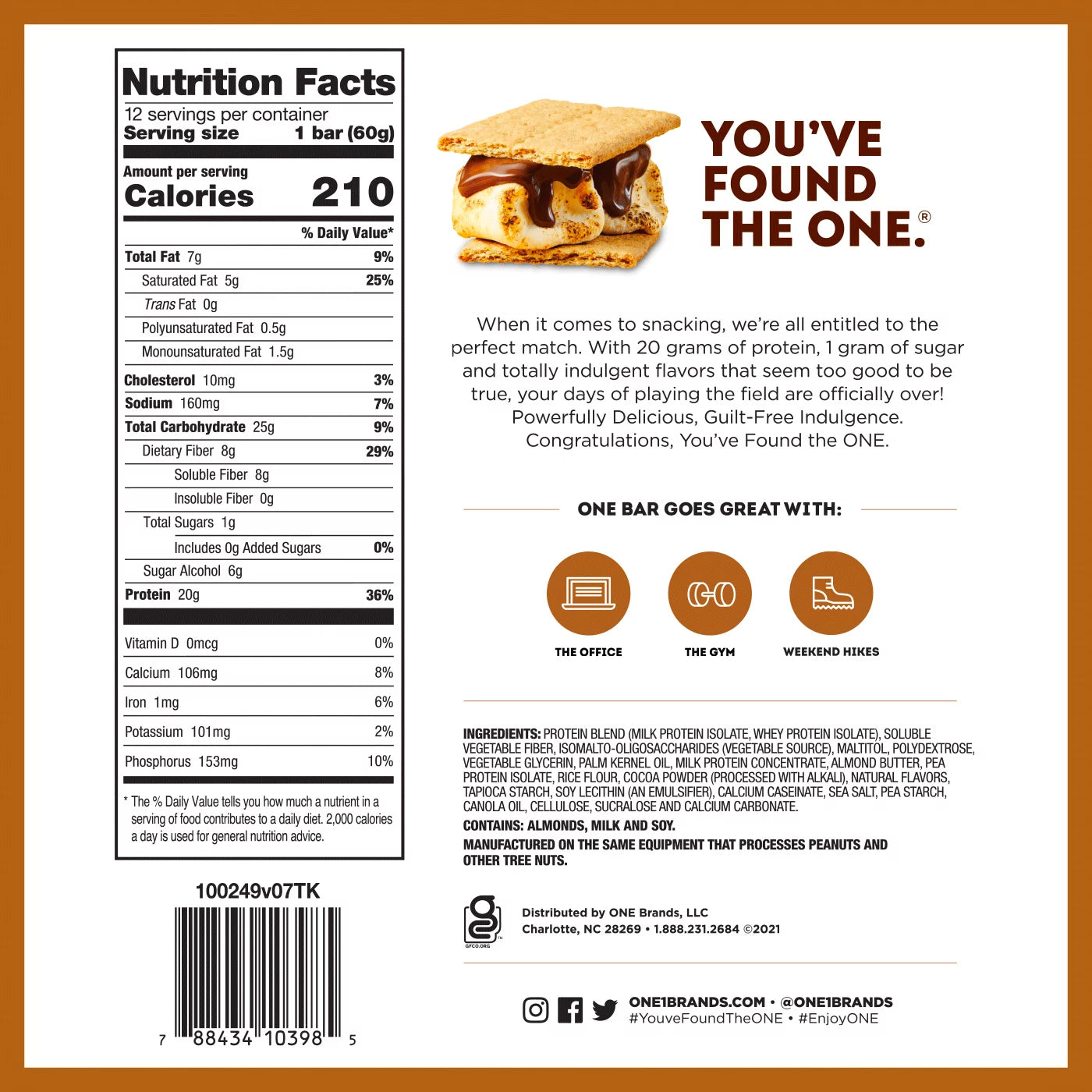 ONE BARS S'MORES - Barra de Proteina