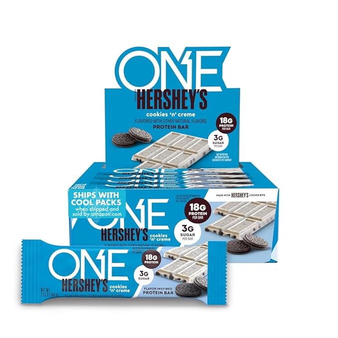 ONE HERSHEYS Cookies and Creme - Barra de Proteina