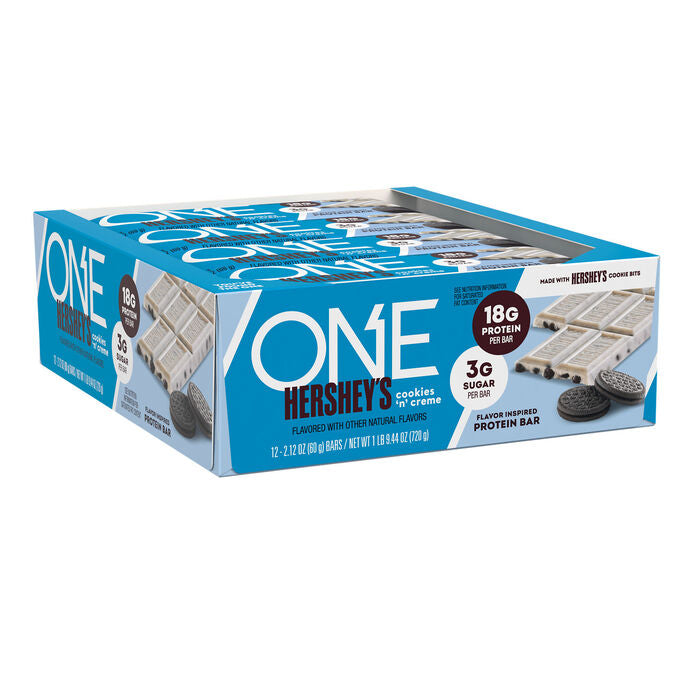 ONE HERSHEYS Cookies and Creme - Barra de Proteina