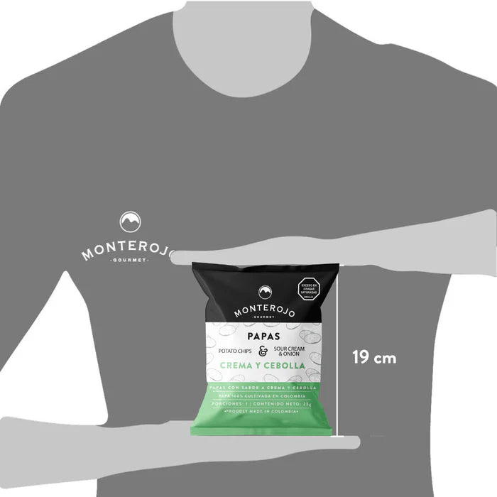 Papalinas Monterojo Crema y Cebolla 100 gr