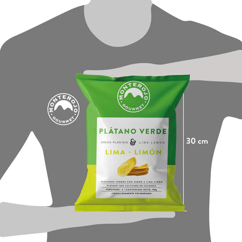 Plátano Verde Lima Limón Monterojo 100 gr