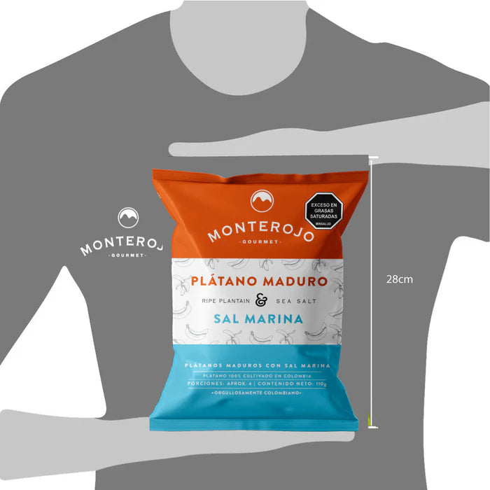 Plátano Maduro Sal Marina Gourmet Monterojo 100 grs