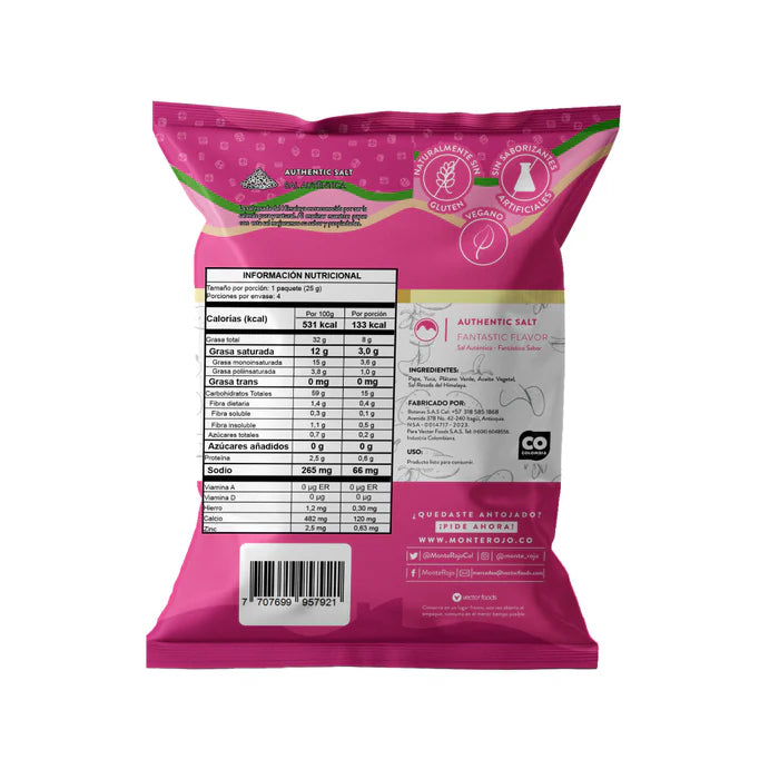 Snack-Mix Monterojo Sal Rosada del Himalaya 100 gr