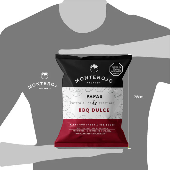 Papalinas Monterojo BBQ Dulce 100 gr