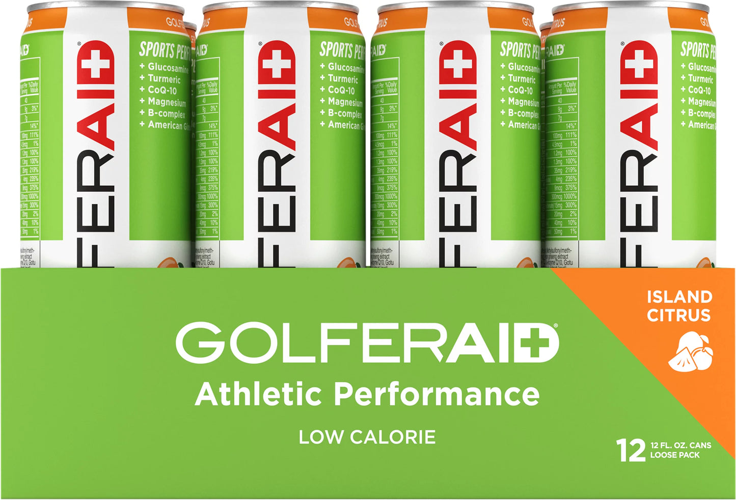 GOLFERAID® Sabor Island Citrus - Bebida para Mejorar tu Juego de Golf