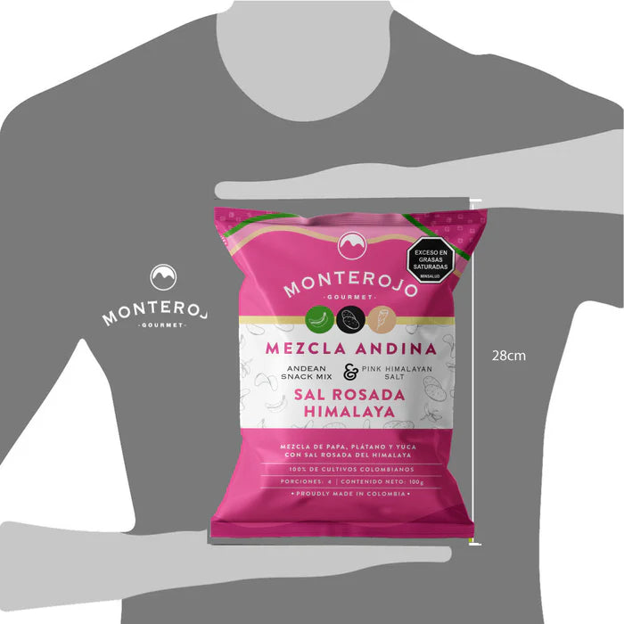Snack-Mix Monterojo Sal Rosada del Himalaya 100 gr
