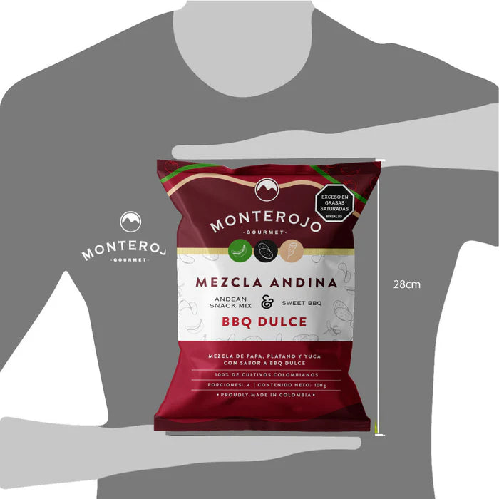 Snack-Mix Monterojo BBQ Dulce 100 gr