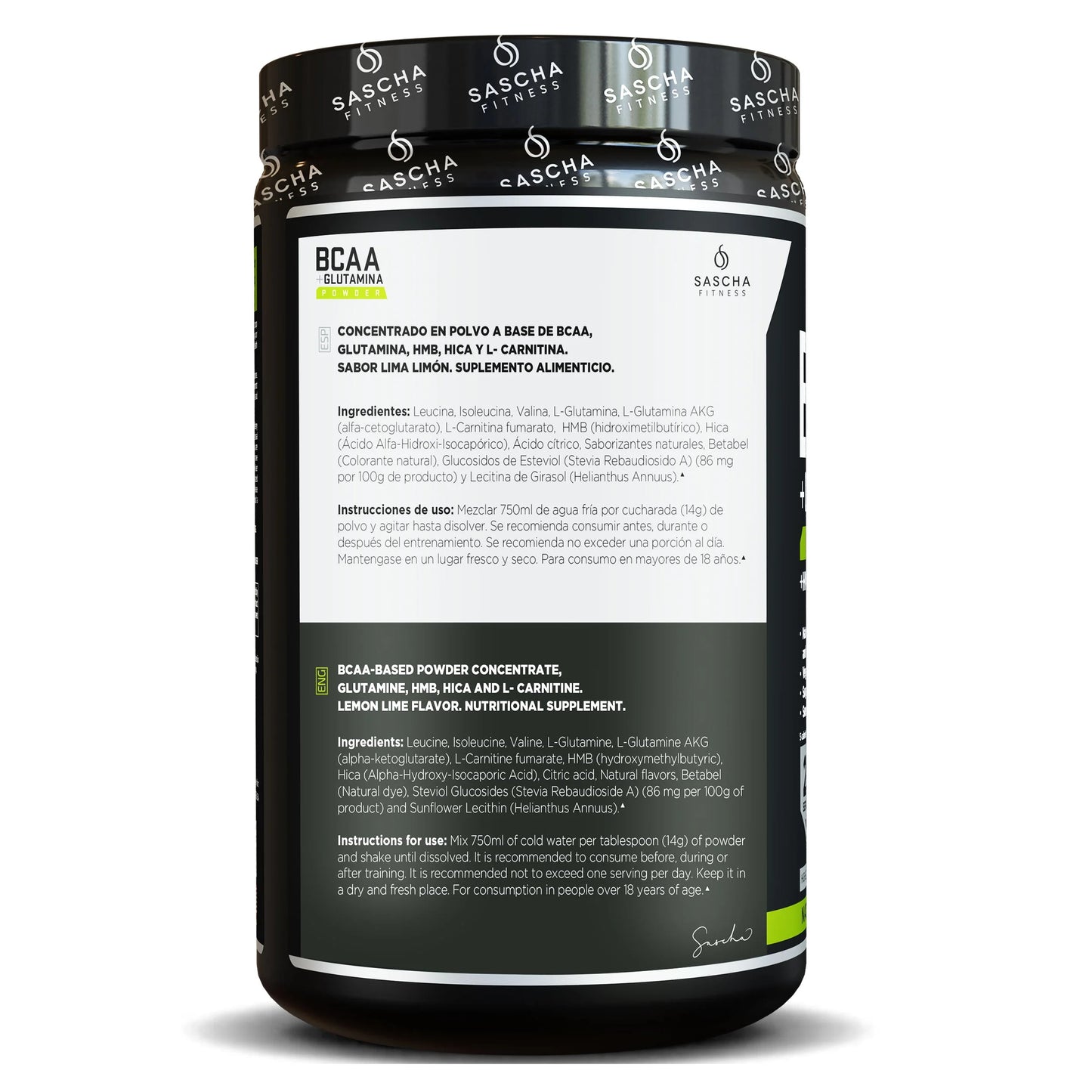 BCAA Glutamina Sabor Lemon Lime