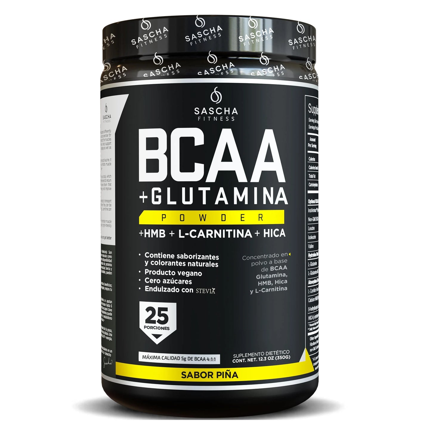 BCAA Glutamina Sabor Piña