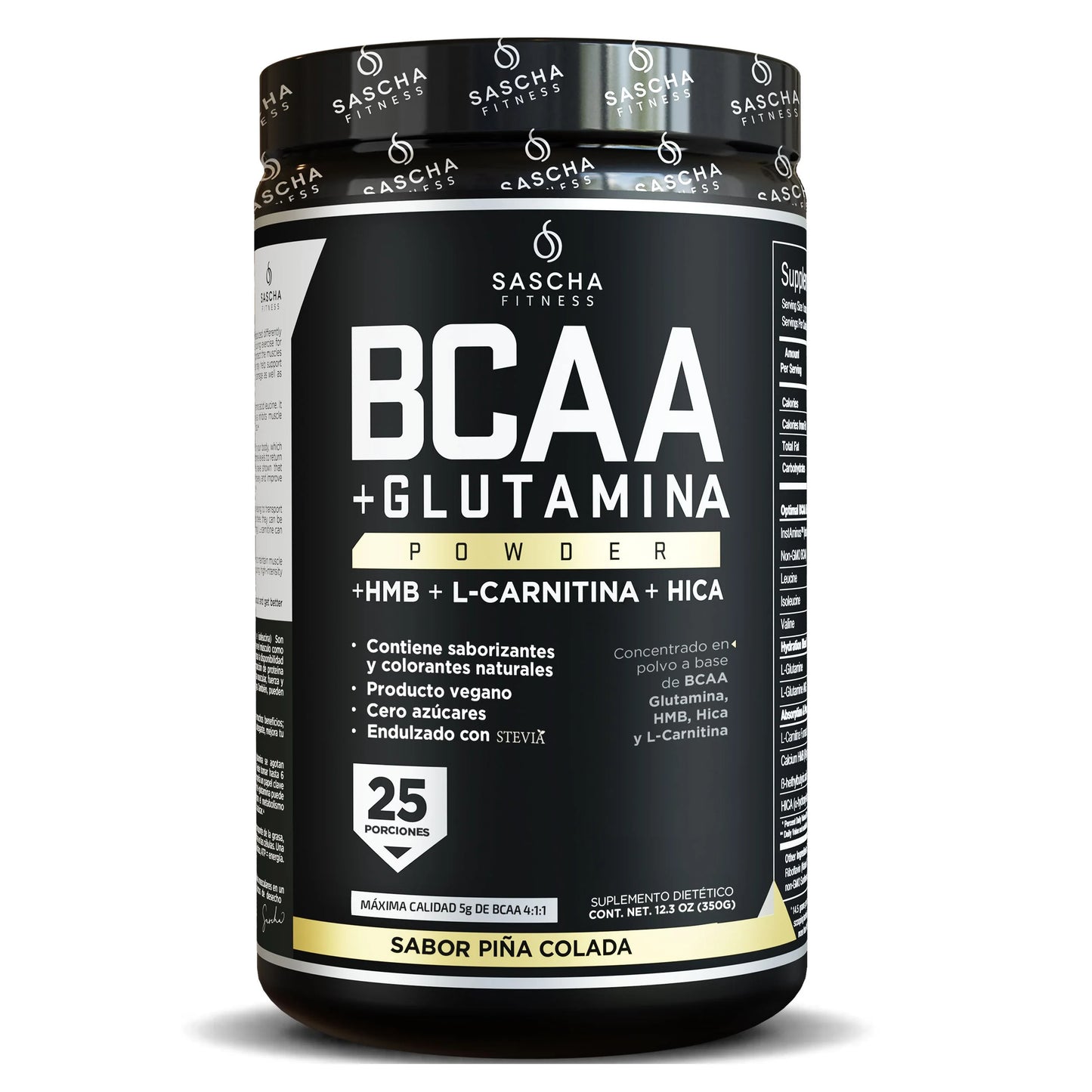 BCAA Glutamina Sabor Piña Colada