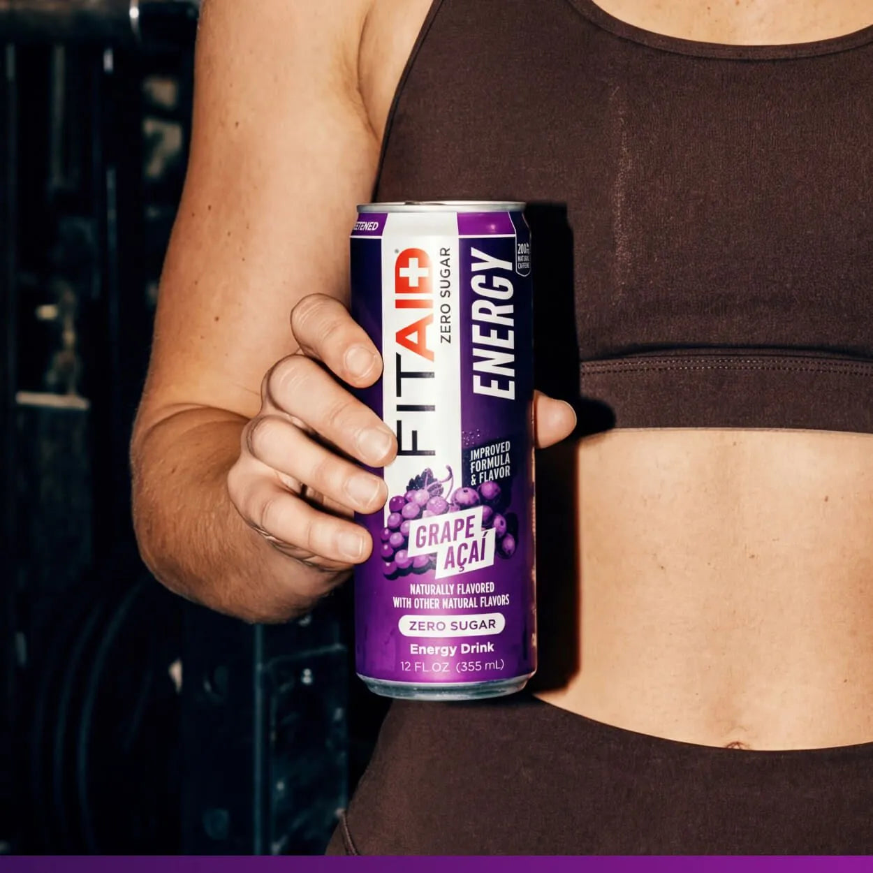 FITAID ENERGY® Sabor Grape Acai - Bebida Energética y Recuperación Deportiva