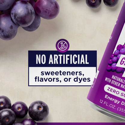 FITAID ENERGY® Sabor Grape Acai - Bebida Energética y Recuperación Deportiva