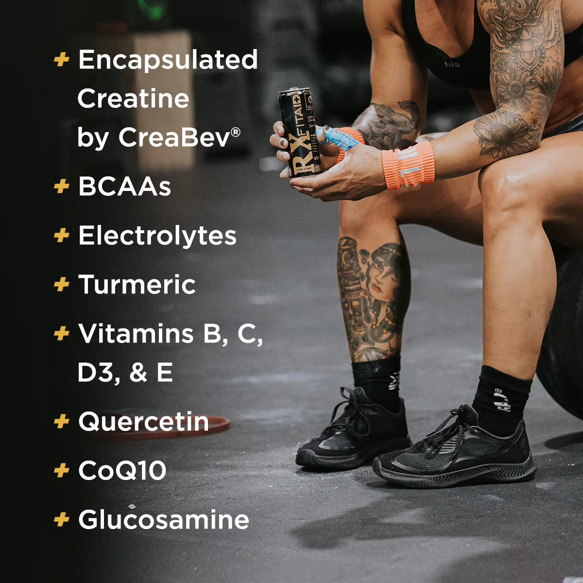 FITAID RX® Creatina + Recovery - Bebida de Recuperación Deportiva con Creatina