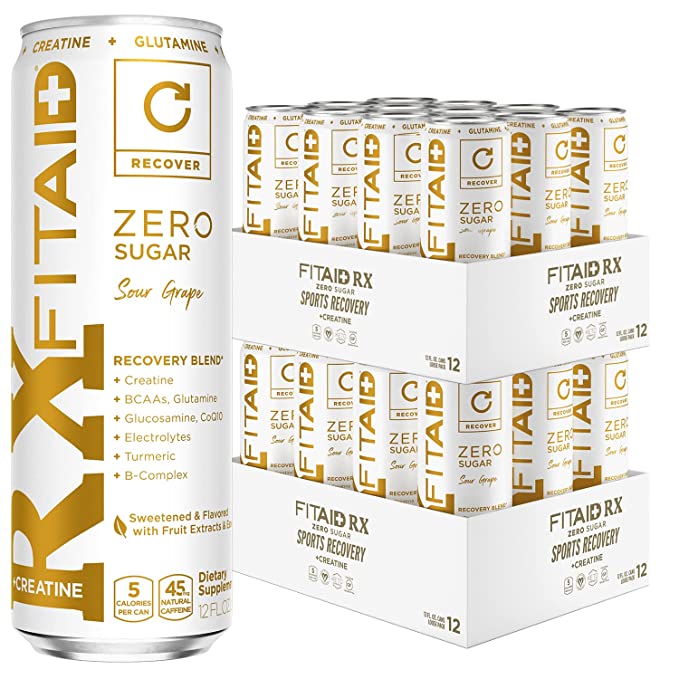 FITAID RX ZERO® Sabor Sour Grape - Bebida de Recuperación con Creatina ...