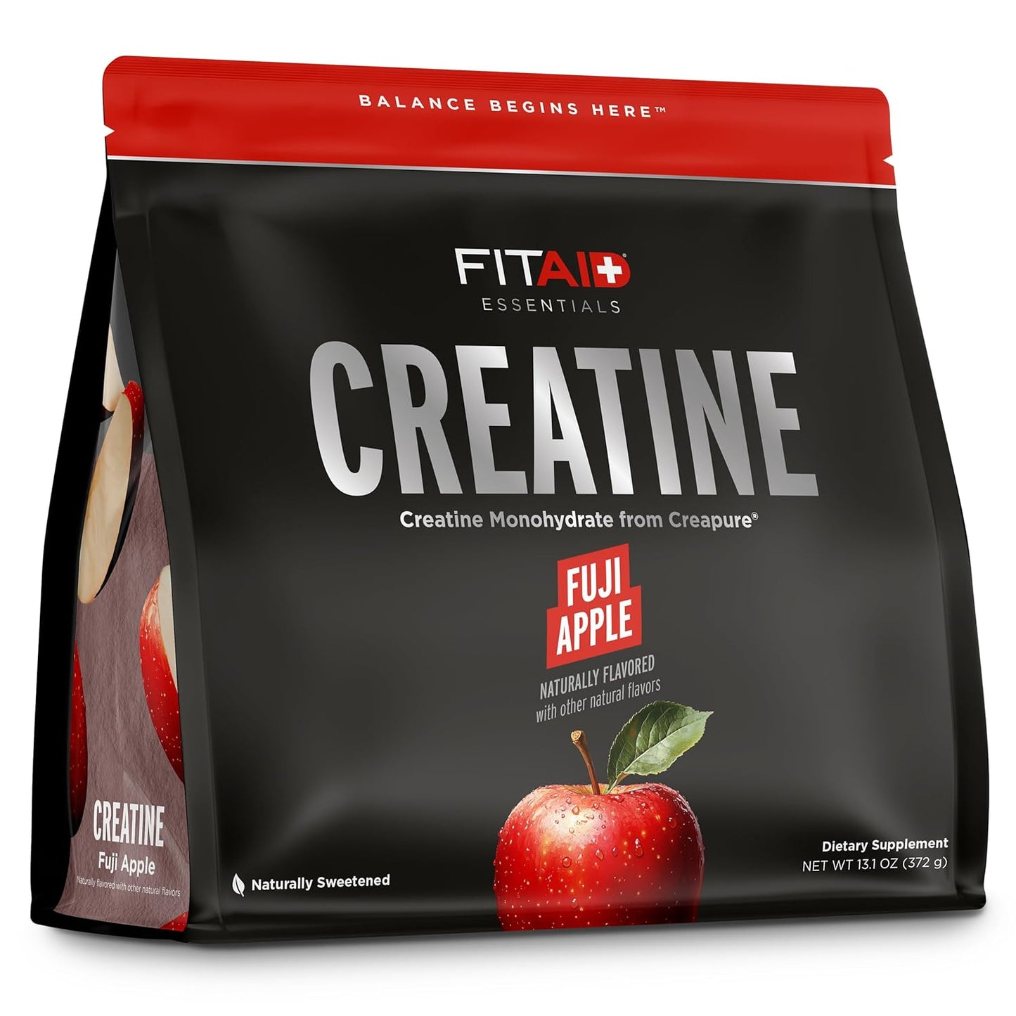 FITAID Creatina en Polvo - Sabor Manzana Fuji