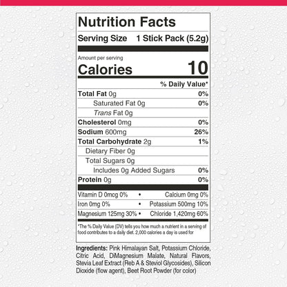 FITAID Hydrate - Mix de Electrolitos Sabor Pink Himalayan Lemonade - Caja de 14 Sobres