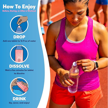 Nuun Sport – Tabletas de Hidratacion con Electrolitos - Sabor Strawberry Lemonade