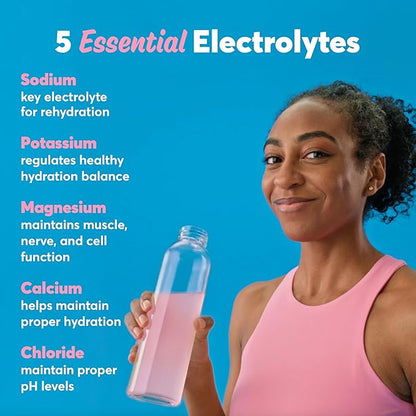 Nuun Sport – Tabletas de Hidratacion con Electrolitos - Sabor Strawberry Lemonade