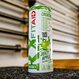 FITAID RX Zero Sugar Juicy Apple - Creatina Encapsulada, Bebida de Workout Recovery