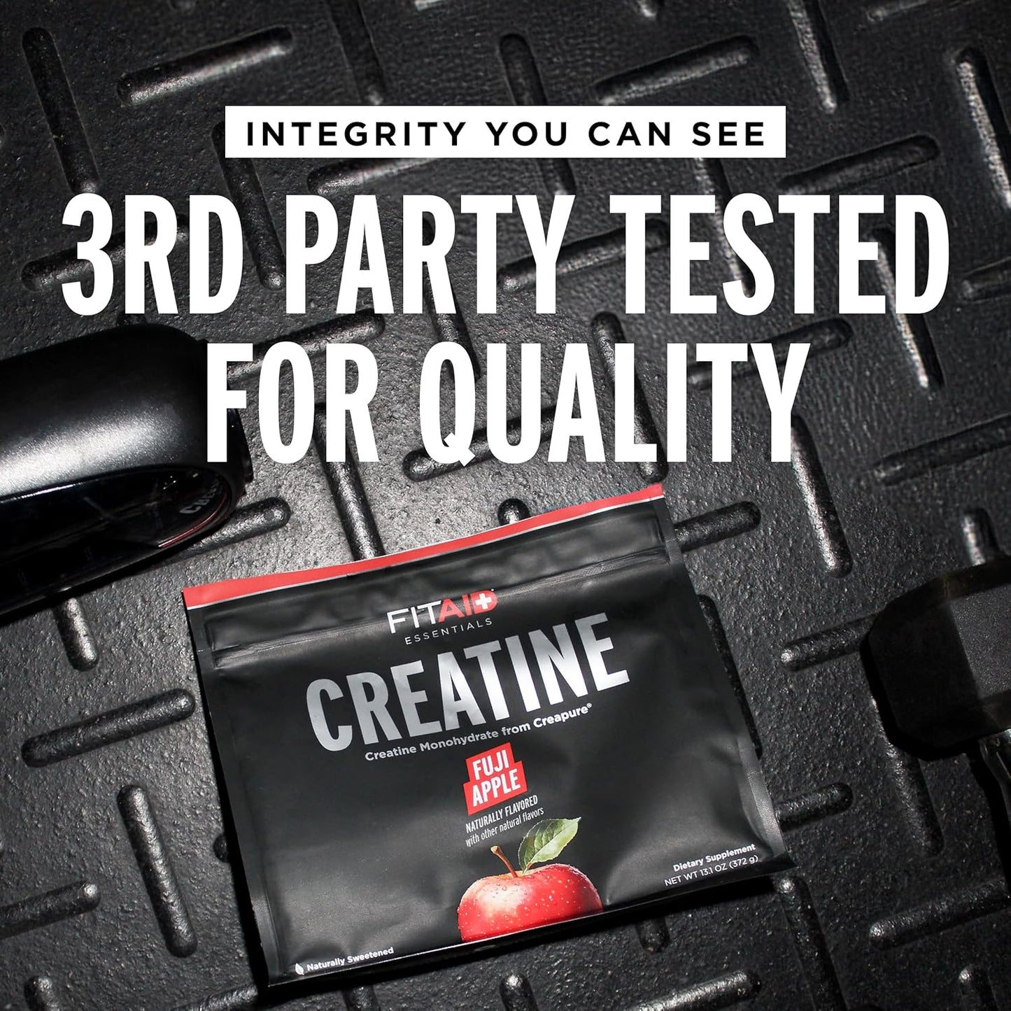 FITAID Creatina en Polvo - Sabor Manzana Fuji