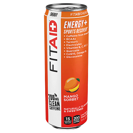 FITAID ENERGY® Sabor Mango Sorbet - Bebida Energética y de Recuperación Deportiva