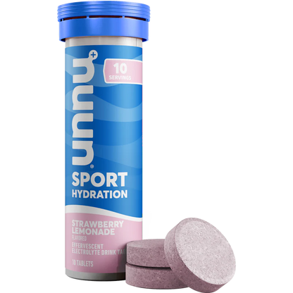 Nuun Sport – Tabletas de Hidratacion con Electrolitos - Sabor Strawberry Lemonade