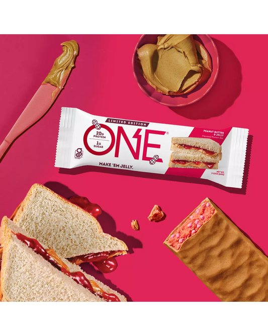 ONE BARS Peanut Butter & Jelly - Barra de Proteina