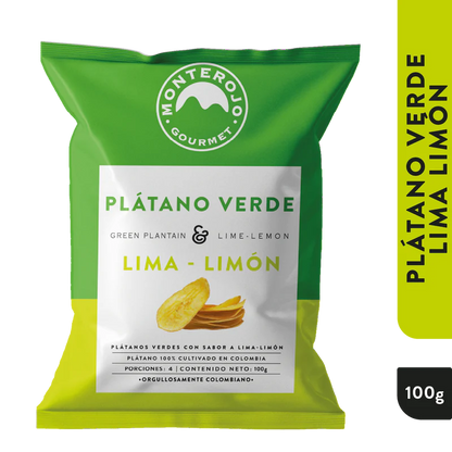 Plátano Verde Lima Limón Monterojo 100 gr
