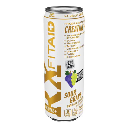 FITAID RX ZERO® Sabor Sour Grape - Bebida de Recuperación con Creatina y Sin Azúcar