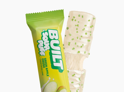 Barra de Proteina y Colageno - Sabor Green Apple Crush - Marca BUILT