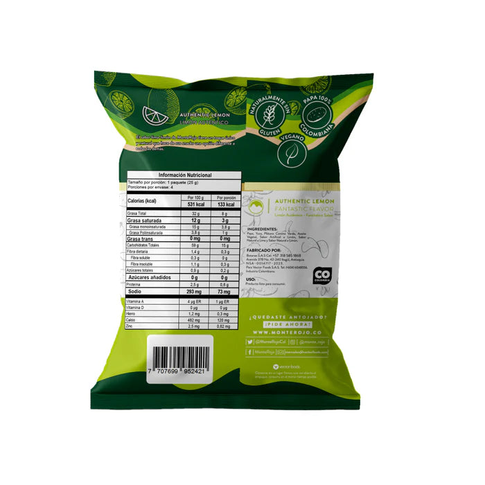 Snack-Mix Monterojo Lima Limón 100 gr