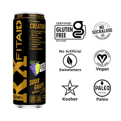 FITAID RX® Creatina + Recovery - Bebida de Recuperación Deportiva con Creatina