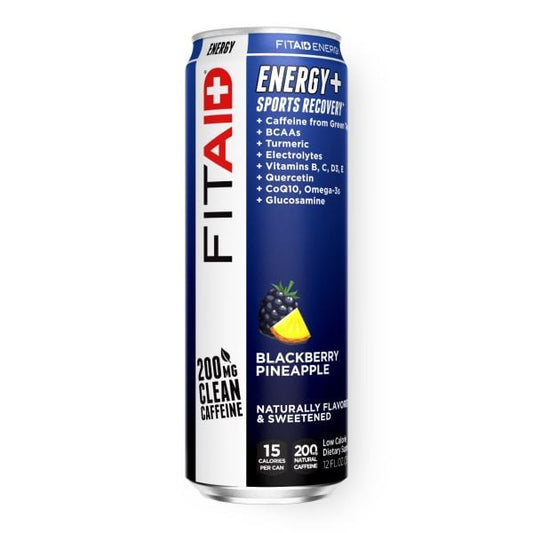 FITAID ENERGY® Sabor Blackberry Pineapple - Bebida Energética y Recuperación Deportiva