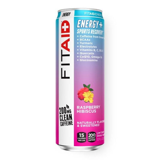 FITAID ENERGY® Sabor Raspberry Hibiscus - Bebida Energética y Recuperación Deportiva