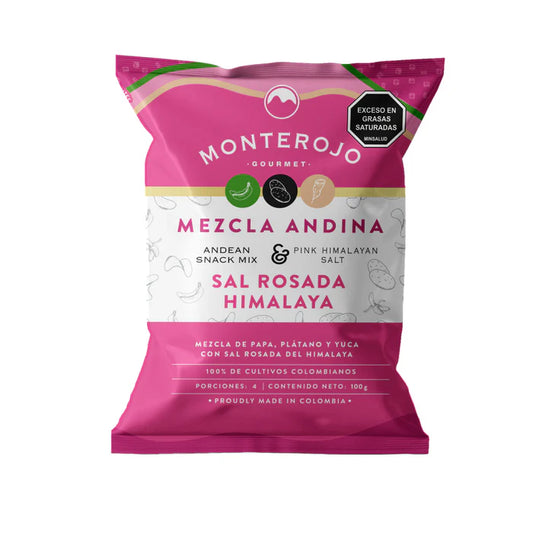 Snack-Mix Monterojo Sal Rosada del Himalaya 100 gr